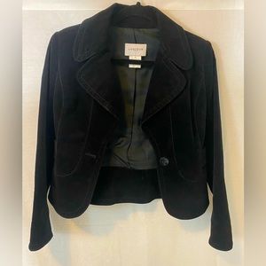 LANGBOW- womens velvet suede look blazer